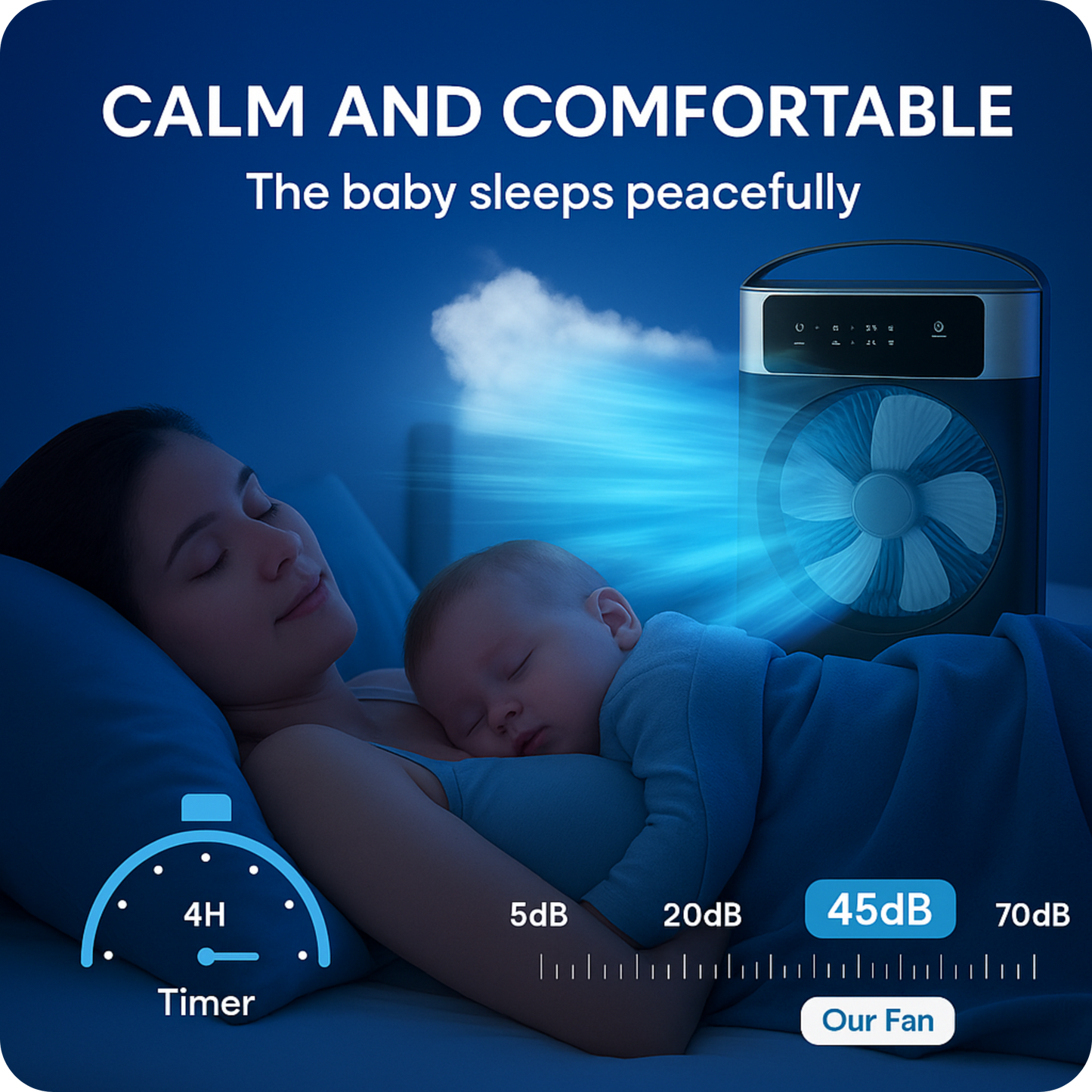 Cold air fan