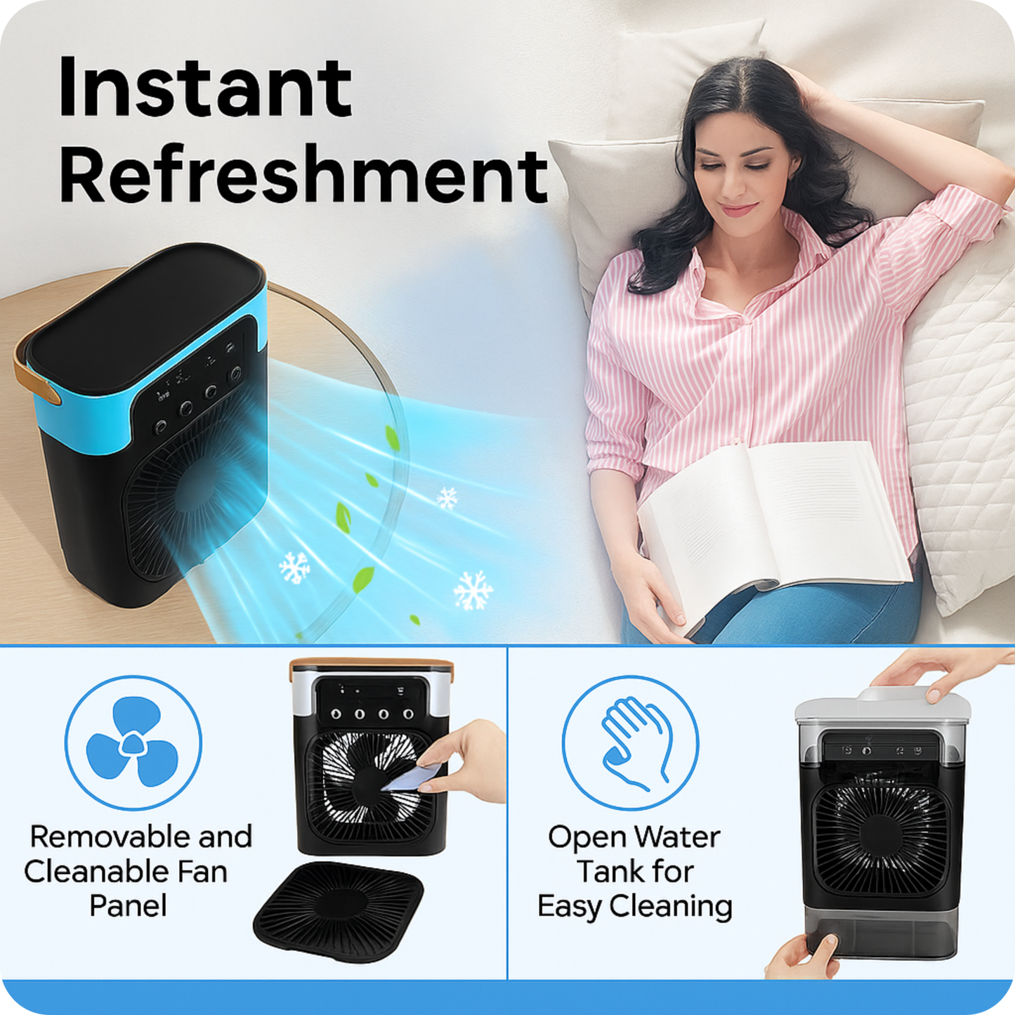 Cold air fan